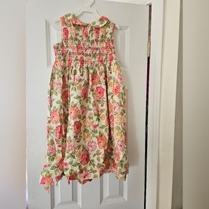 Talbots kids size 6 sleeveless floral dress